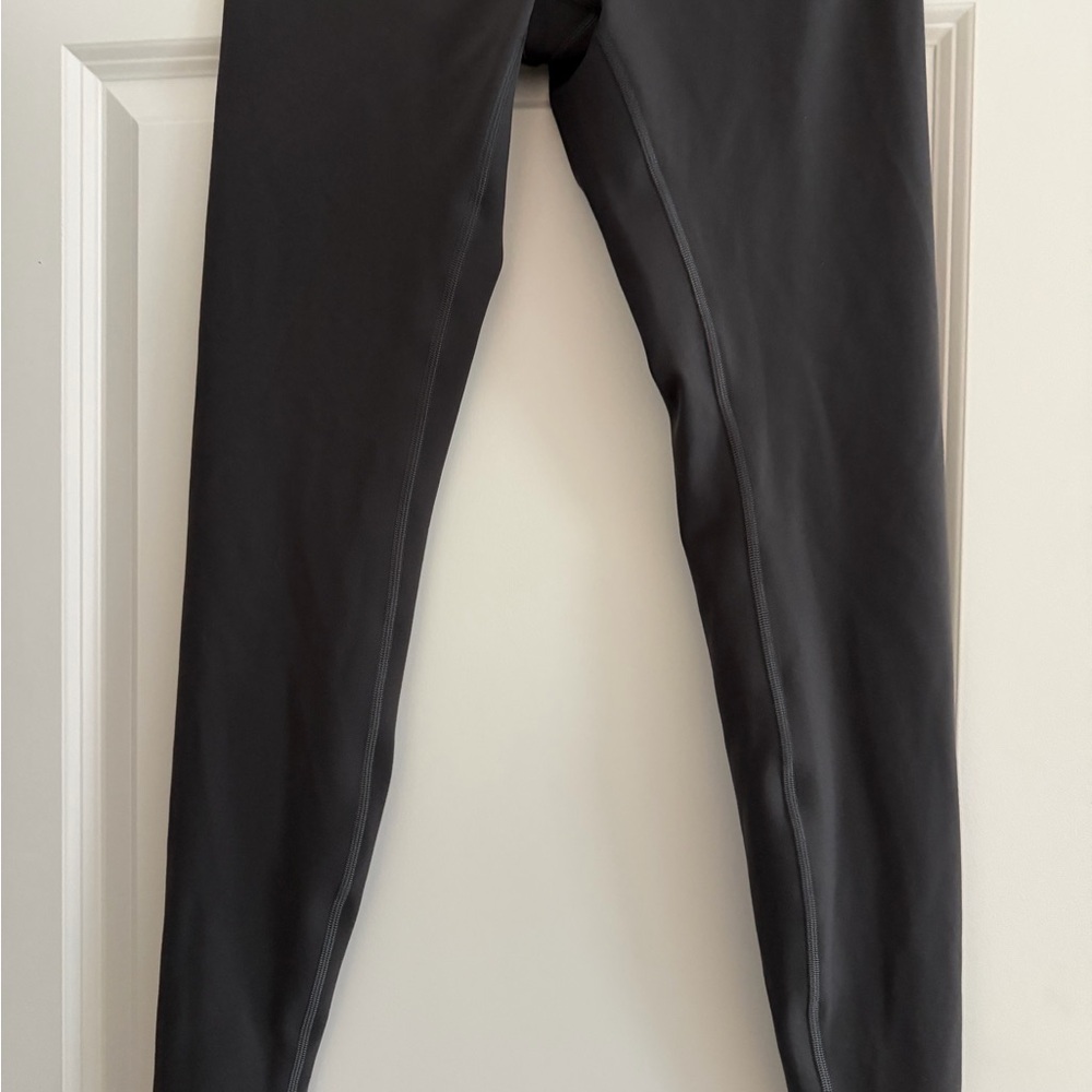 lululemon athletica Wunder Train High Rise 28”- Graphite Grey- Size 8 - Picture 1 of 2